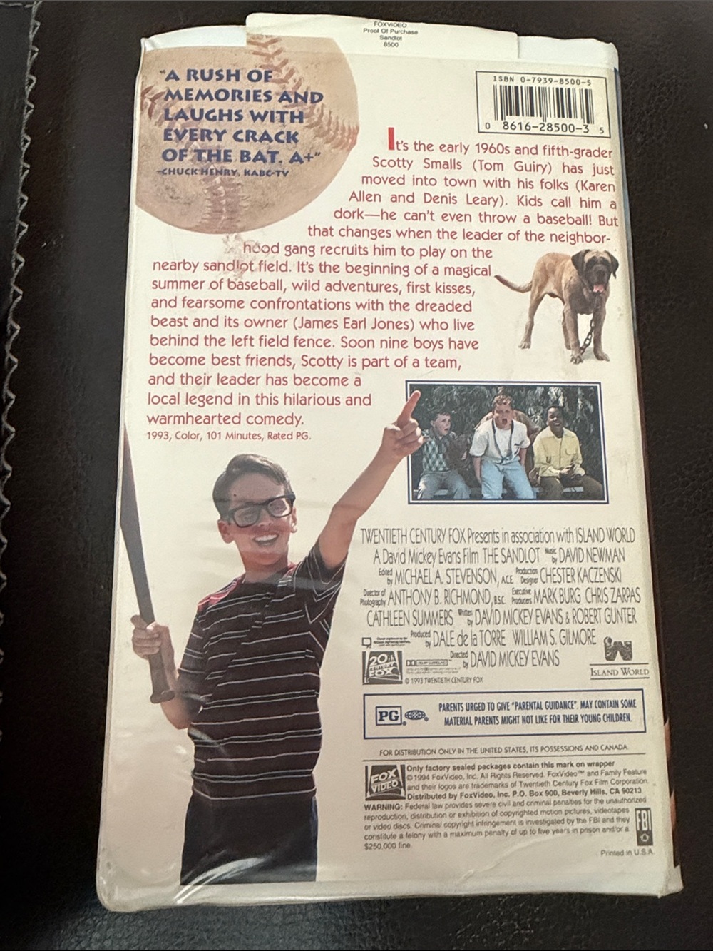 The Sandlot VHS Movie - Picture 2 of 3
